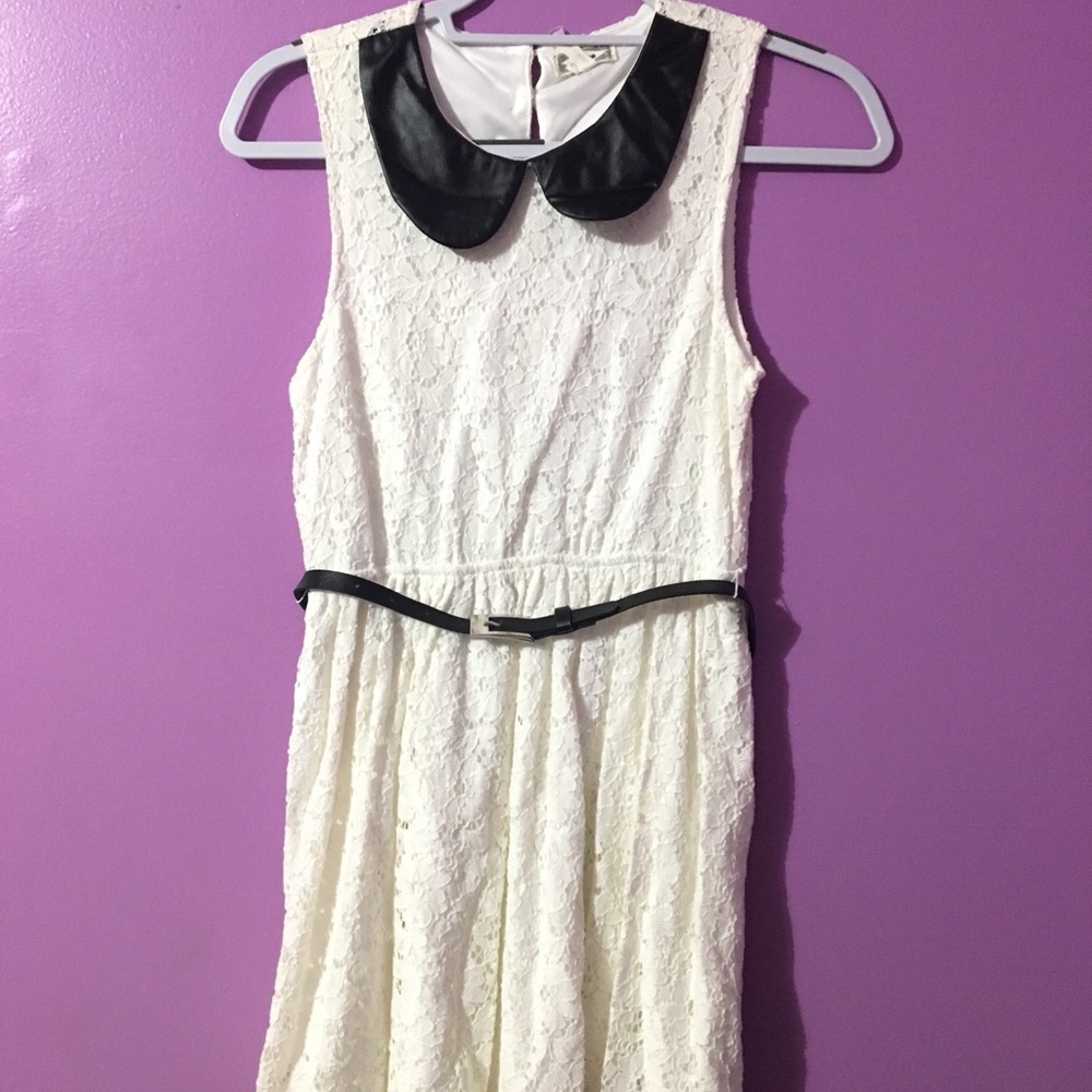 White lace dress